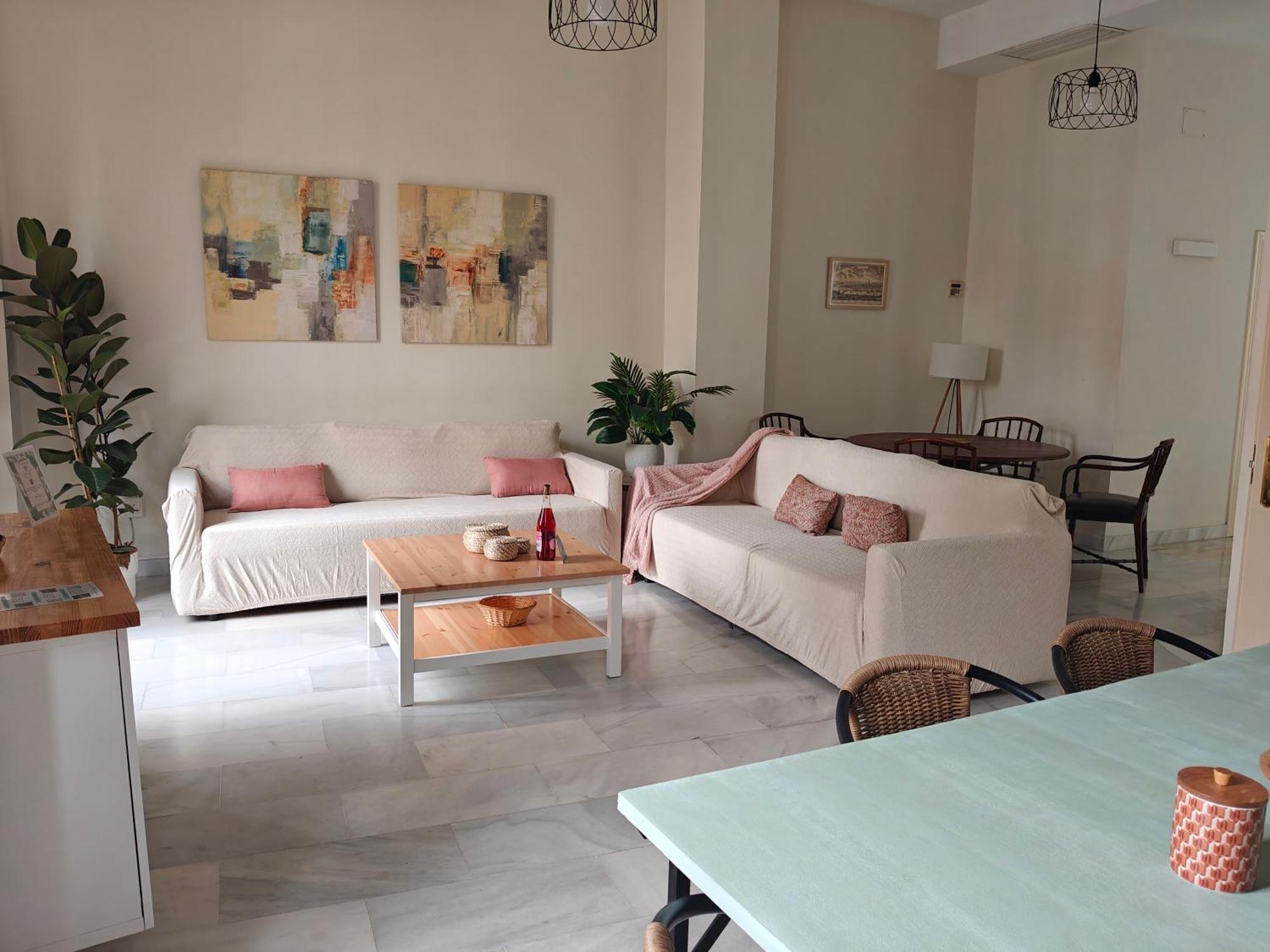 Charming Bright Apartment With Balconies On Cuesta Del Rosario Севиля Екстериор снимка