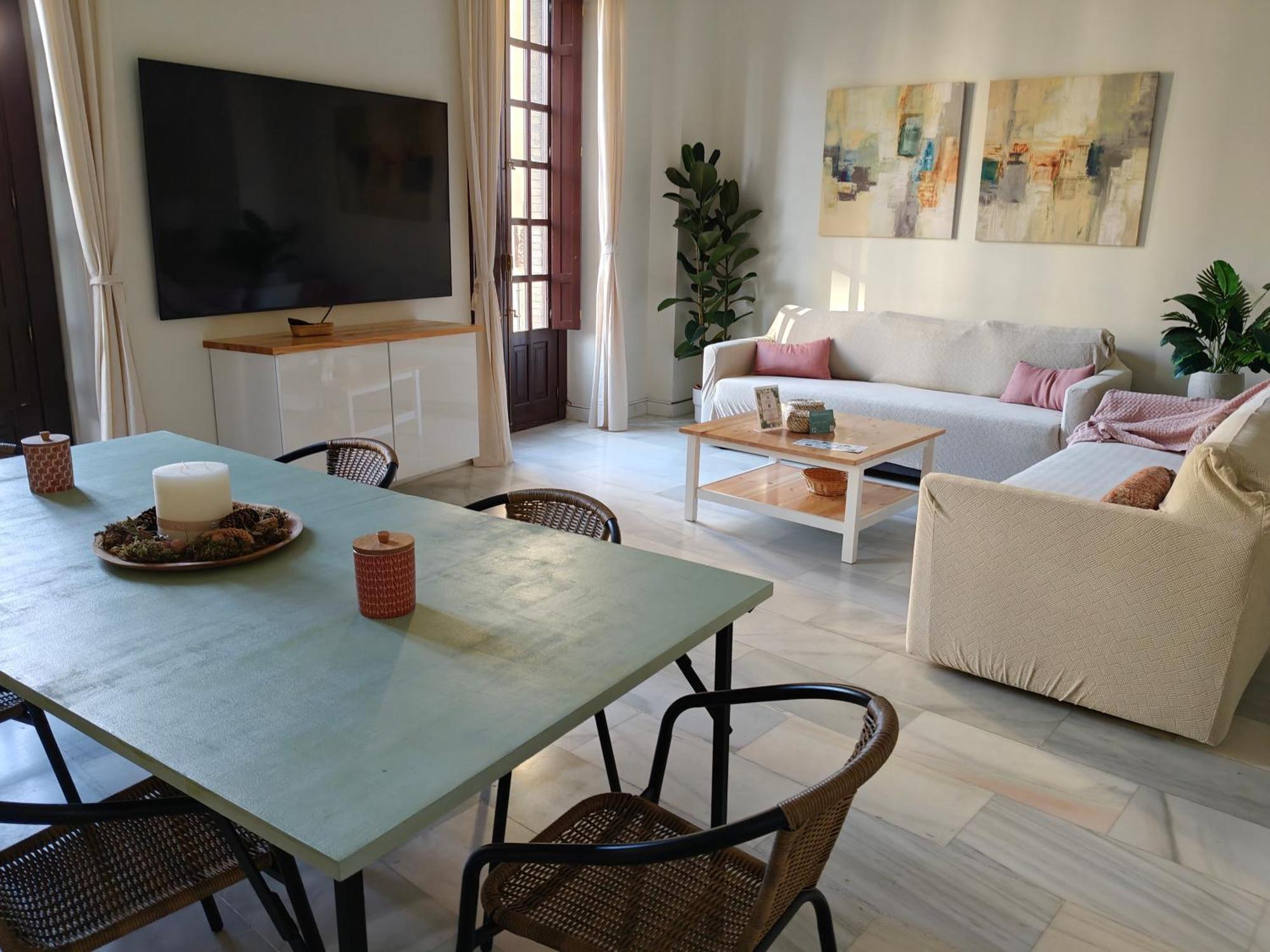 Charming Bright Apartment With Balconies On Cuesta Del Rosario Севиля Екстериор снимка